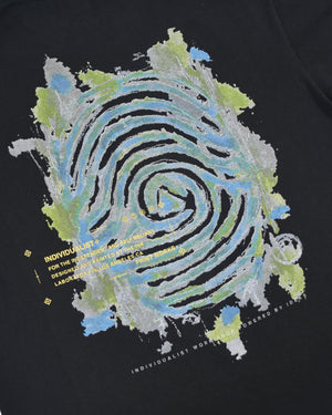 Painted Logo SS Tee - Vintage Black