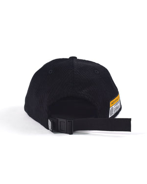 Patch Corduroy Hat - Black