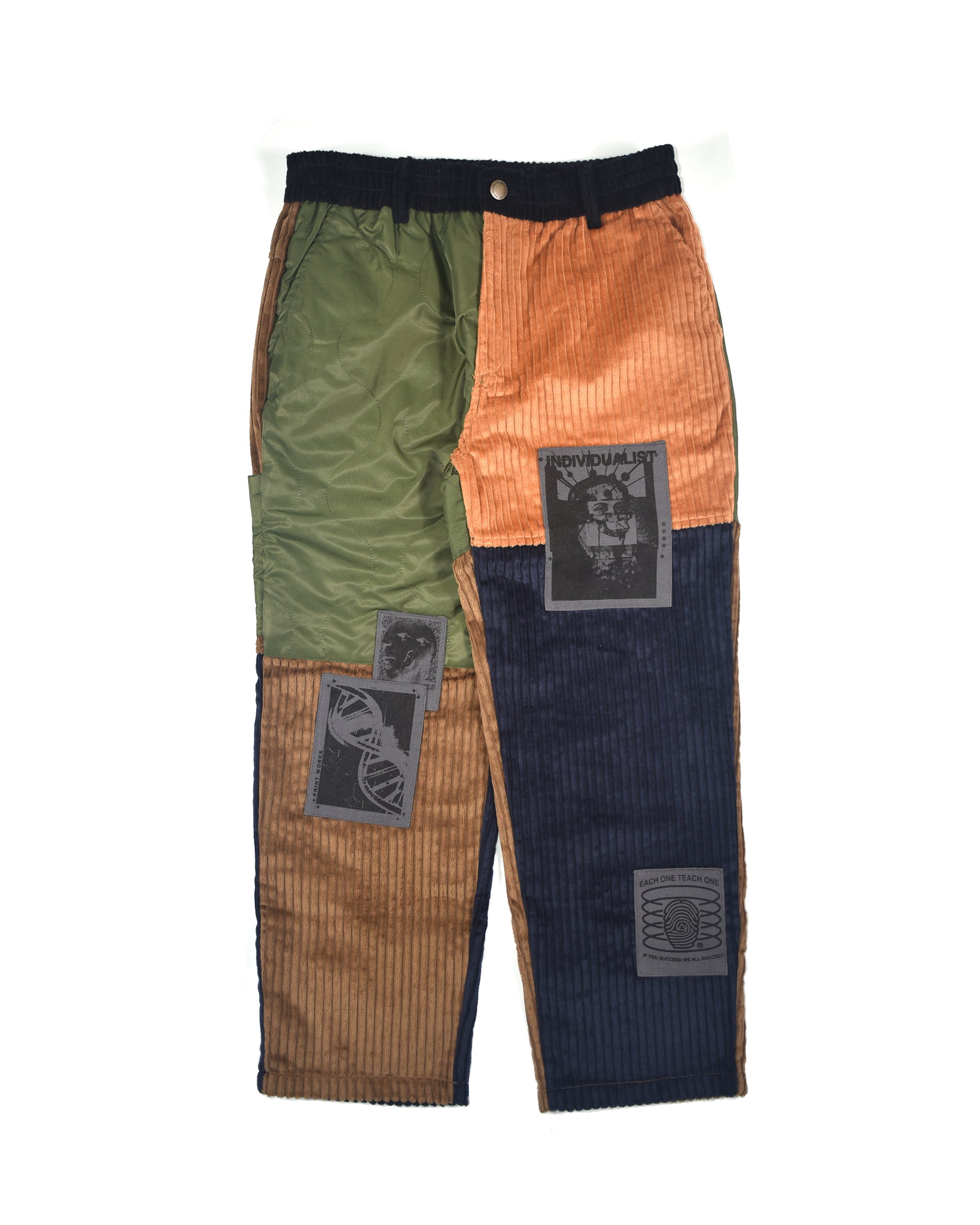 Patchwork Carpenter Pant - Multi