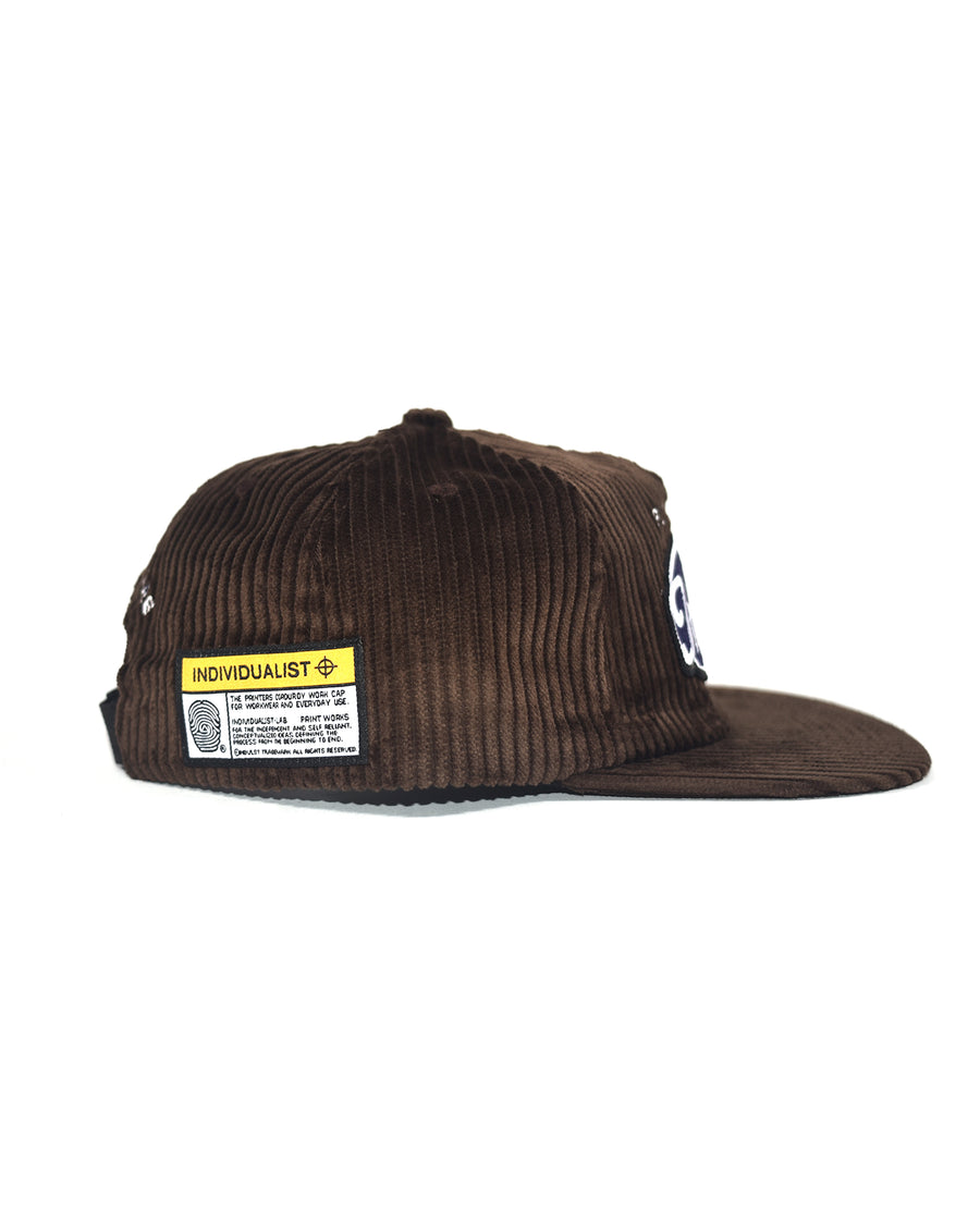 Mechanic Corduroy Hat - Brown