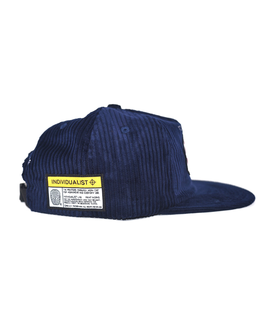 Mechanic Corduroy Hat - Navy