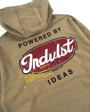Powered by Ideas Hooded Sweatshirt - Vintage Tan