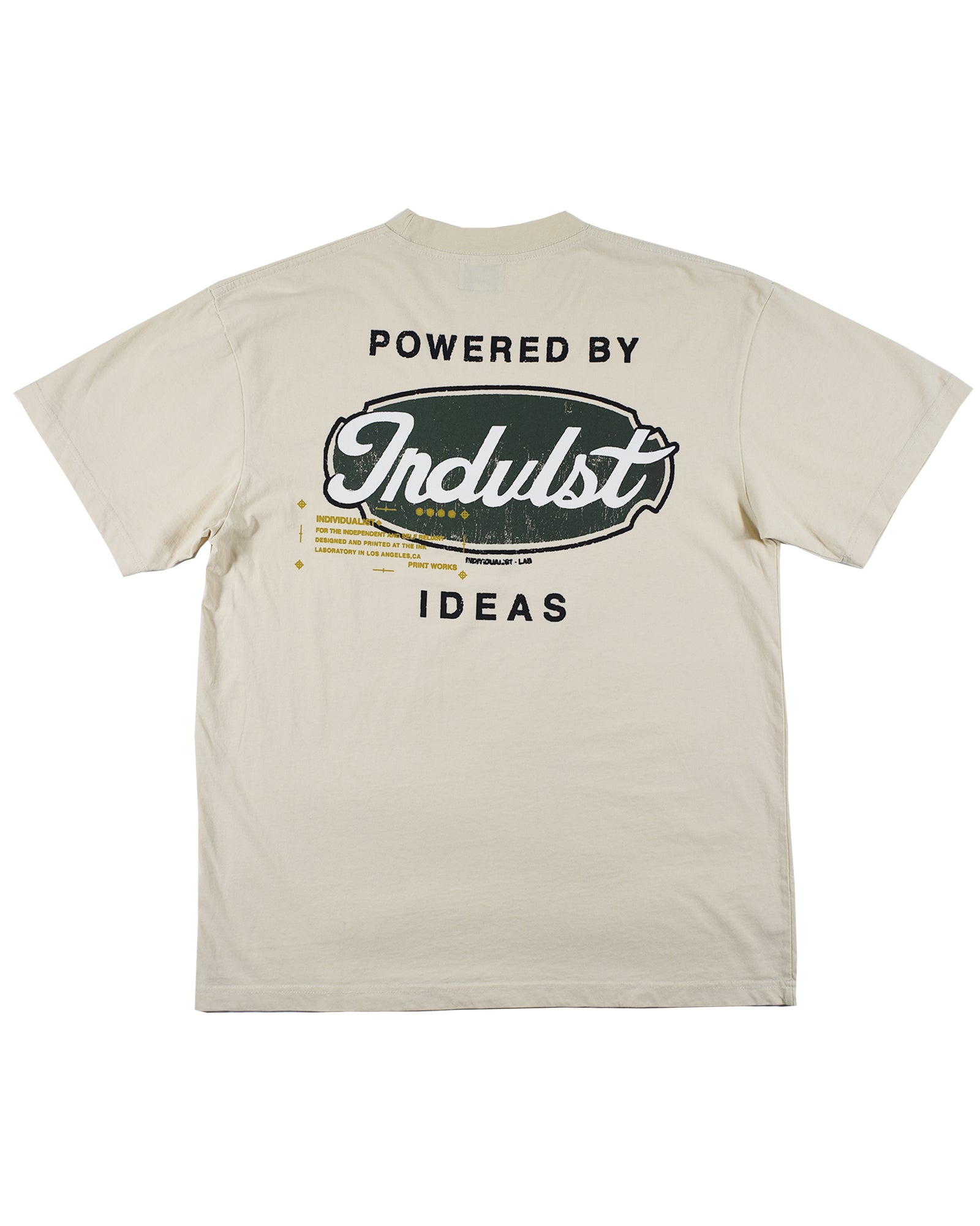 Powered by Ideas SS Tee - Ivory