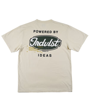 Powered by Ideas SS Tee - Ivory