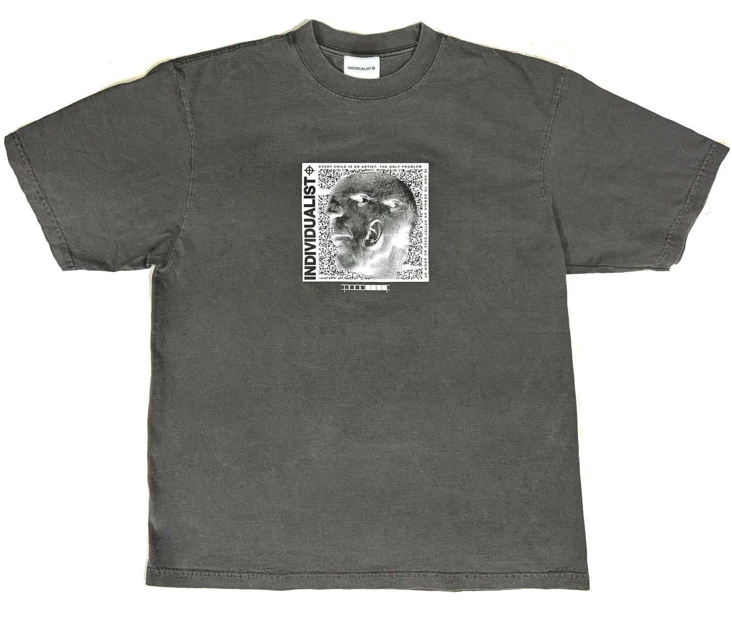 Picasso SS Tee - Charcoal
