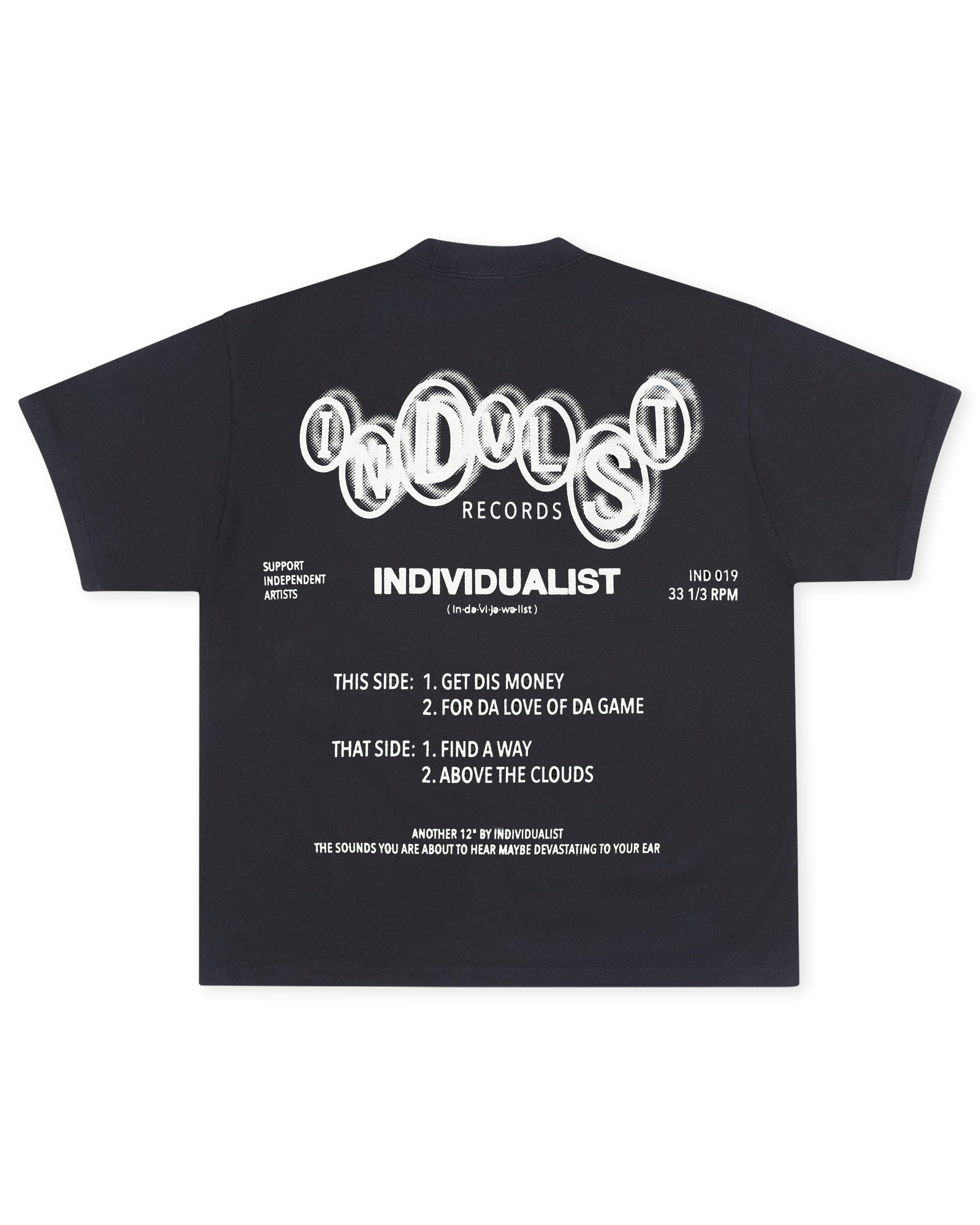 Record Label - Vintage Black