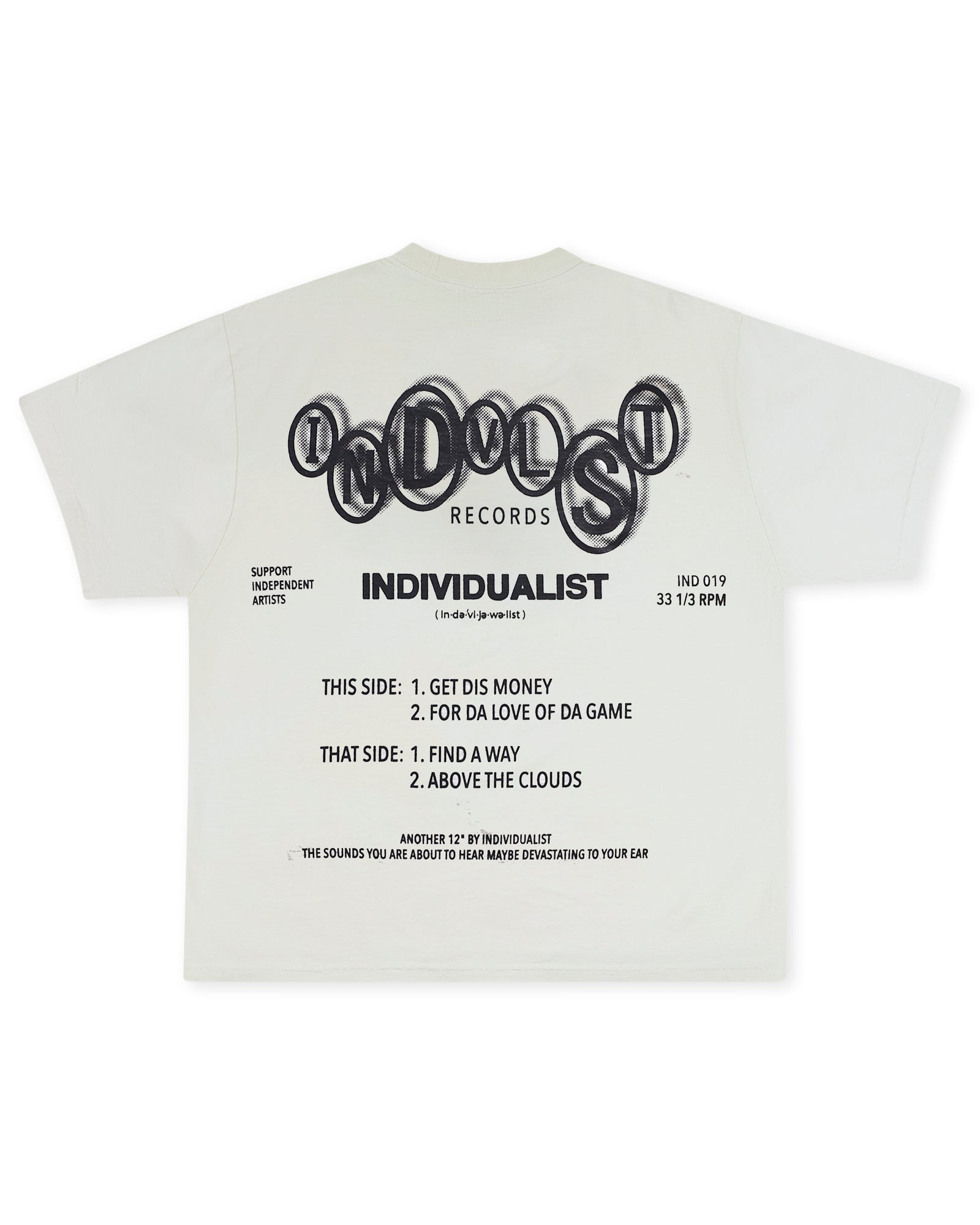 Record Label - Antique White