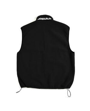 Standard Logo Sherpa Vest - Black