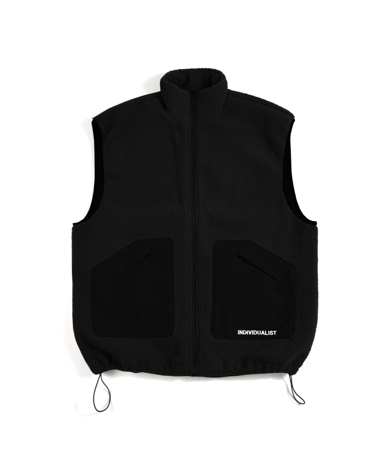 Standard Logo Sherpa Vest - Black