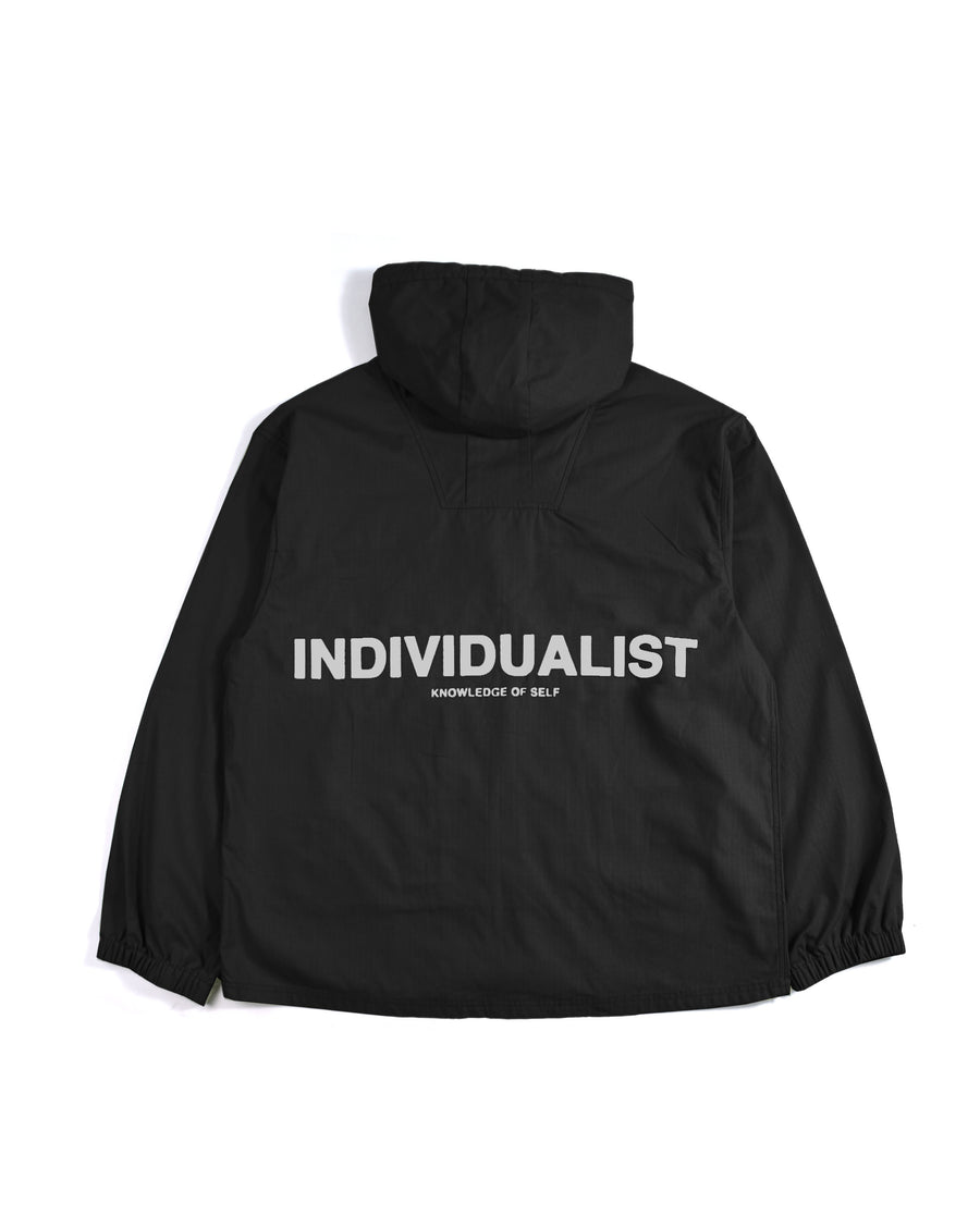 Standard Logo Smock Jacket - Black