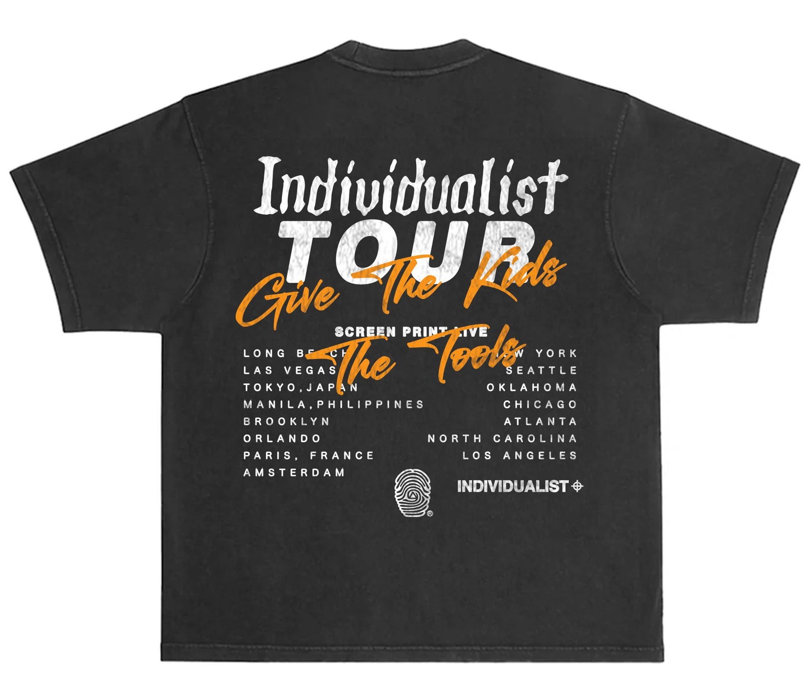 Tour SS Tee - Vintage Black