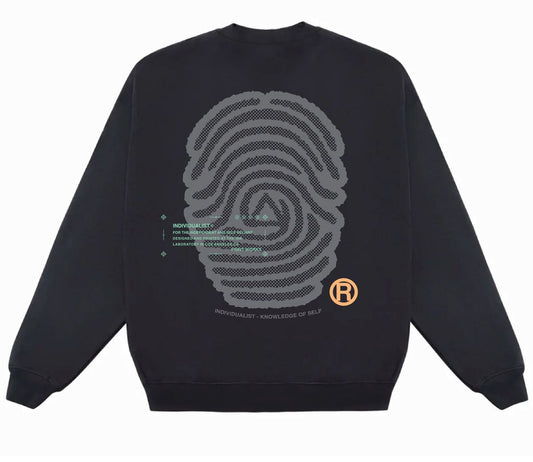 Core Logo Crewneck Sweatshirt - Vintage Black