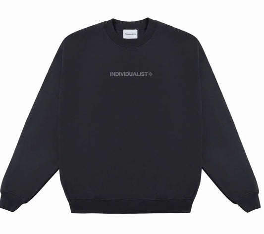 Core Logo Crewneck Sweatshirt - Vintage Black
