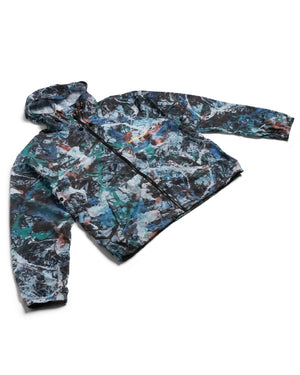 Drip Camo Nylon Beach Shell Jacket - Multi