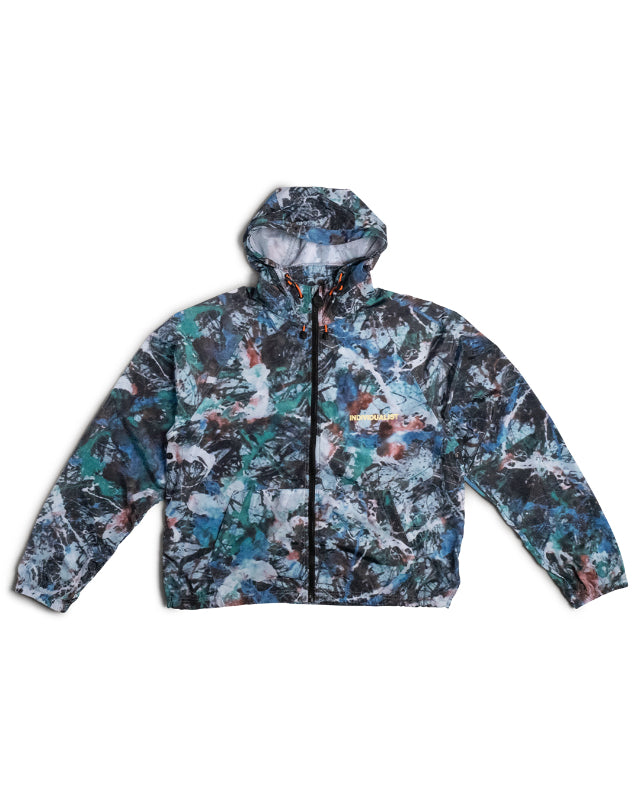 Drip Camo Nylon Beach Shell Jacket - Multi