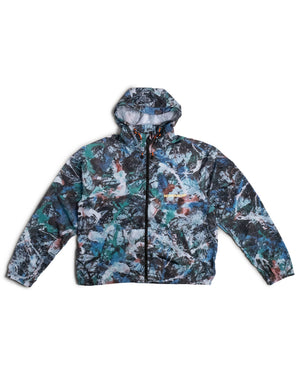 Drip Camo Nylon Beach Shell Jacket - Multi