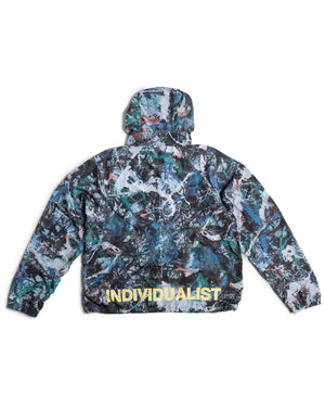 Drip Camo Nylon Beach Shell Jacket - Multi