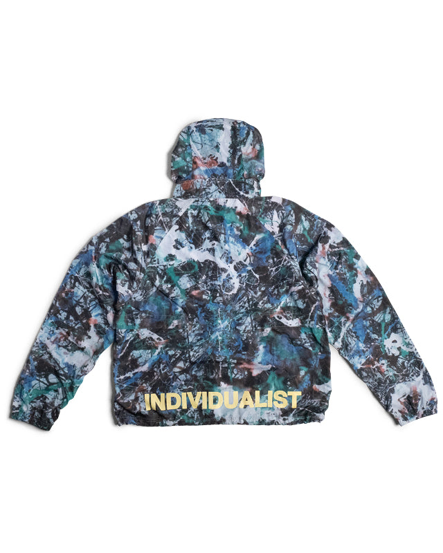Drip Camo Nylon Beach Shell Jacket - Multi