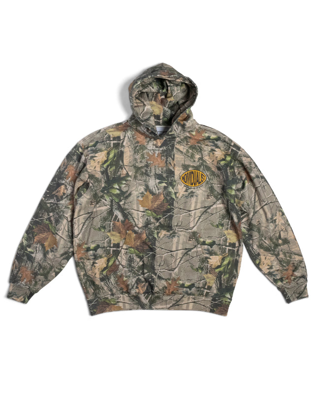 Oval Patch Hooded Sweatshirt - Camo