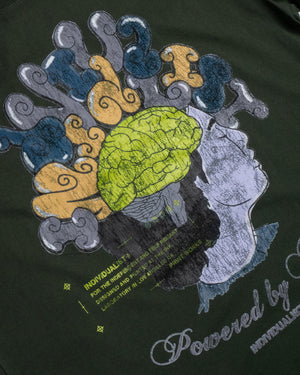 Brain SS Tee - Green