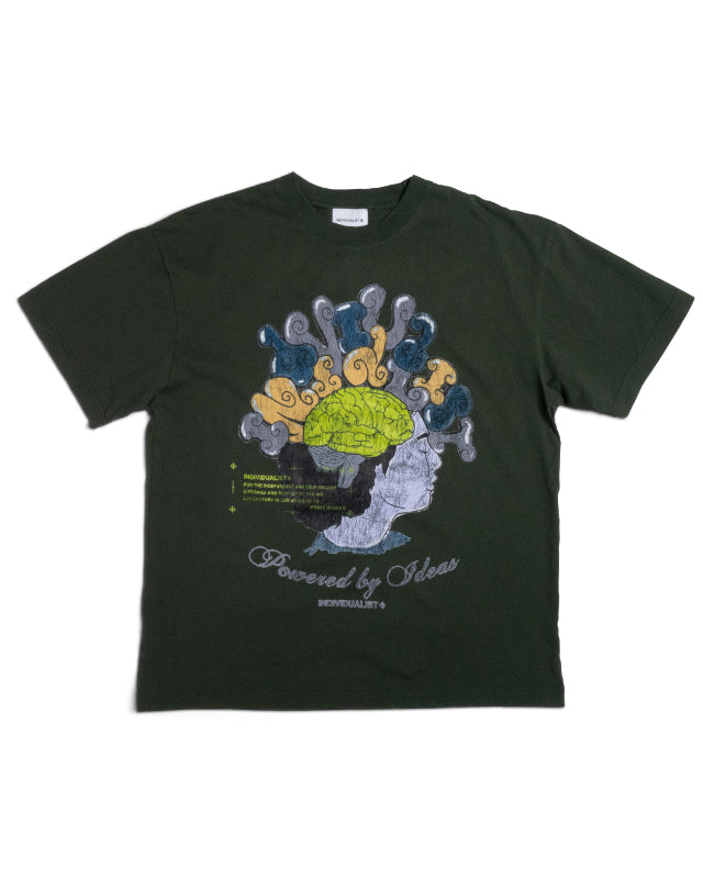 Brain SS Tee - Green