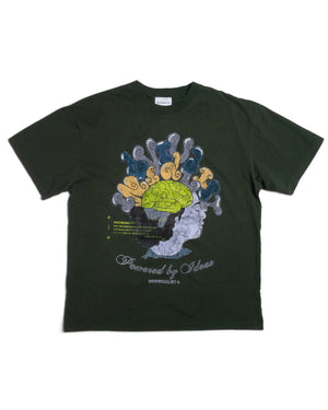 Brain SS Tee - Green