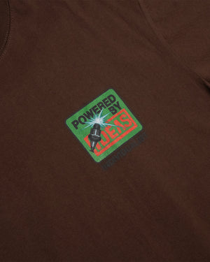 Spark Up SS Tee - Vintage Brown