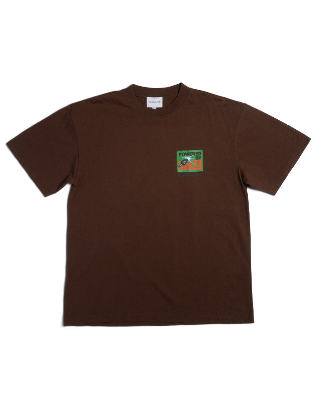Spark Up SS Tee - Vintage Brown