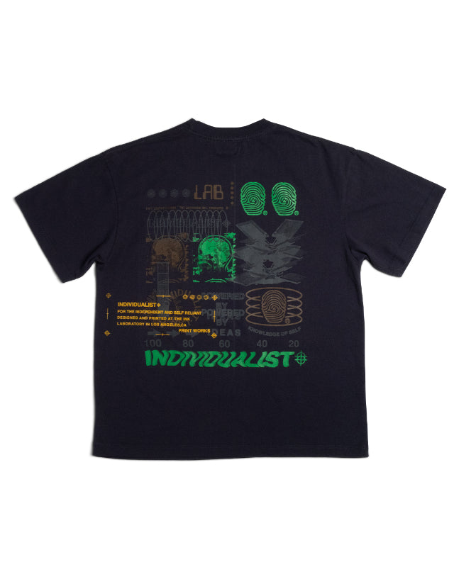 Flash Sheet SS Tee - Vintage Navy