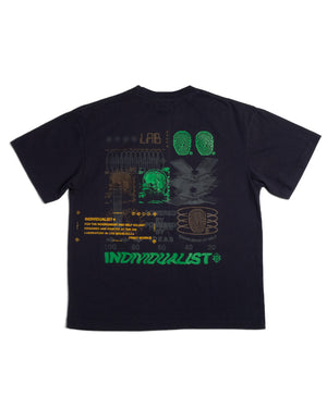 Flash Sheet SS Tee - Vintage Navy
