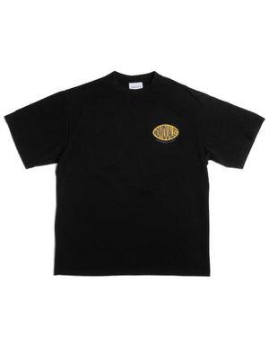 Oval Patch SS Tee - Vintage Black