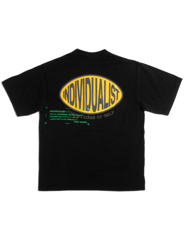 Oval Patch SS Tee - Vintage Black