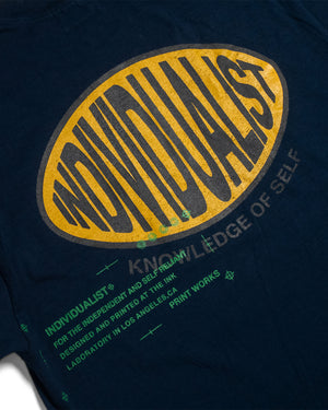 Oval Patch SS Tee - Vintage Navy