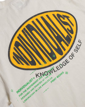 Oval Patch SS Tee - Antique White