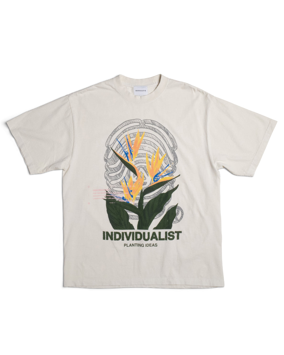 Paradise SS Tee - Antique White