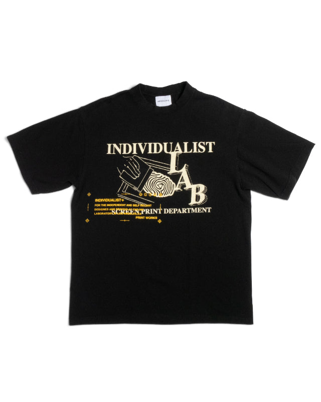 Print Dept SS Tee - Vintage Black