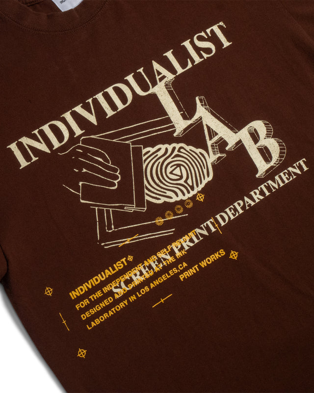 Print Dept SS Tee - Vintage Brown