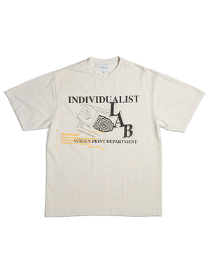 Print Dept SS Tee - Antique White
