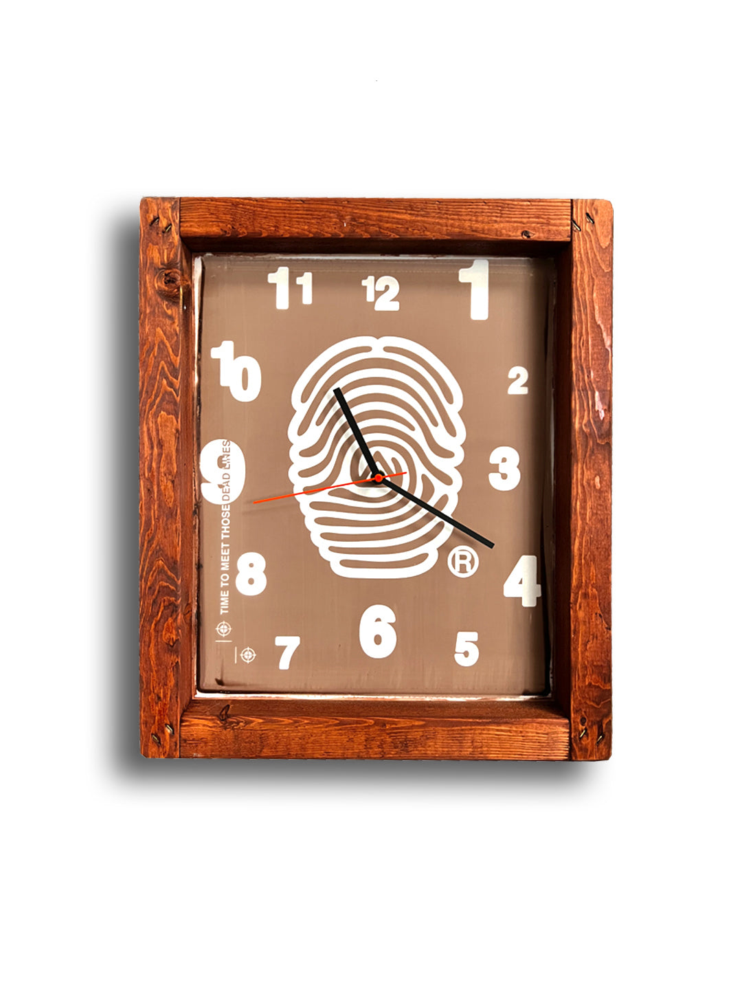 Screen Print Frame Clock